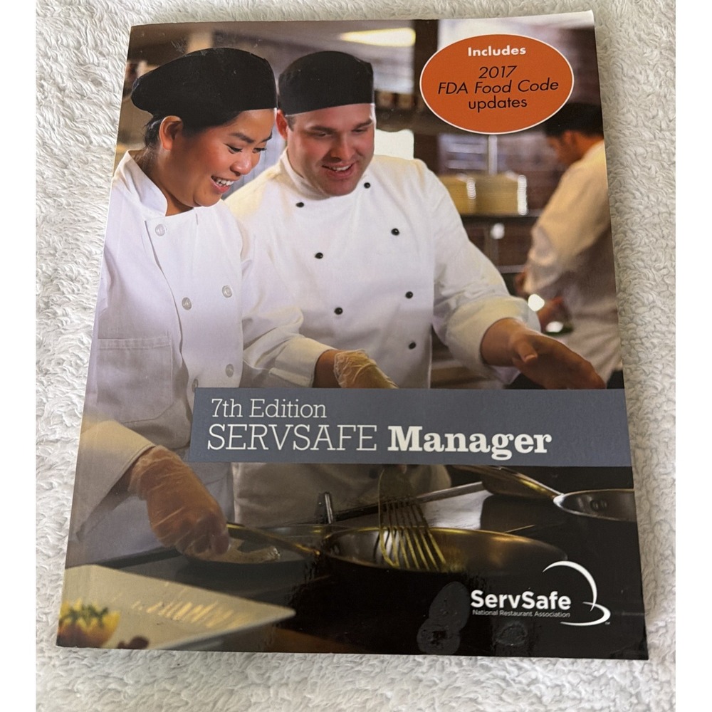 Servsafe Manager - 7th Edition Paperback 2018 FDA FOOD CODE UPDATES 2017